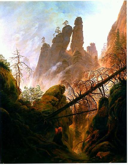 Caspar David Friedrich Felsenlandschaft im France oil painting art
